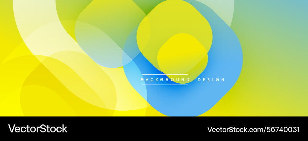 Abstract fluid shapes overlap creating vibrant Abstract fluid shapes overlap creating vibrant vector image