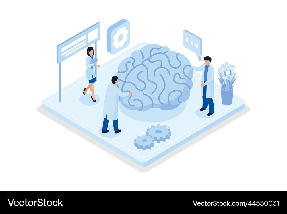 Artificial intelligence concept can use for web vector image