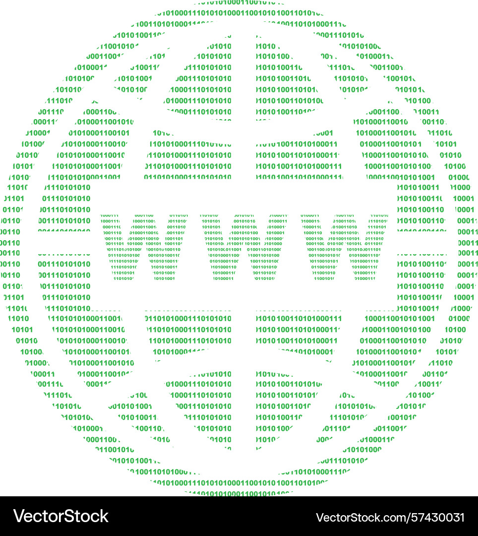 Internet-Symbol binärer Code Internet-Symbol binärer Code vektorbild