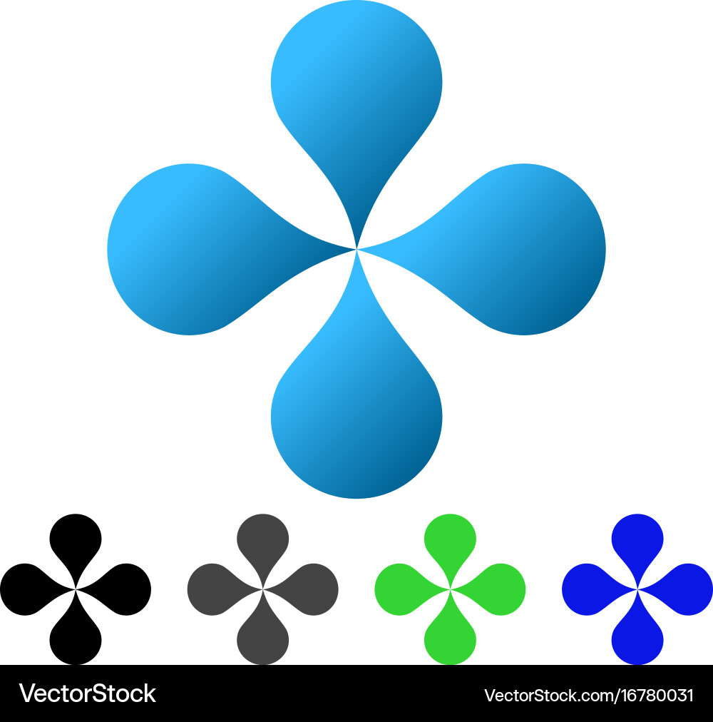 Map pointers flat gradient icon vector image