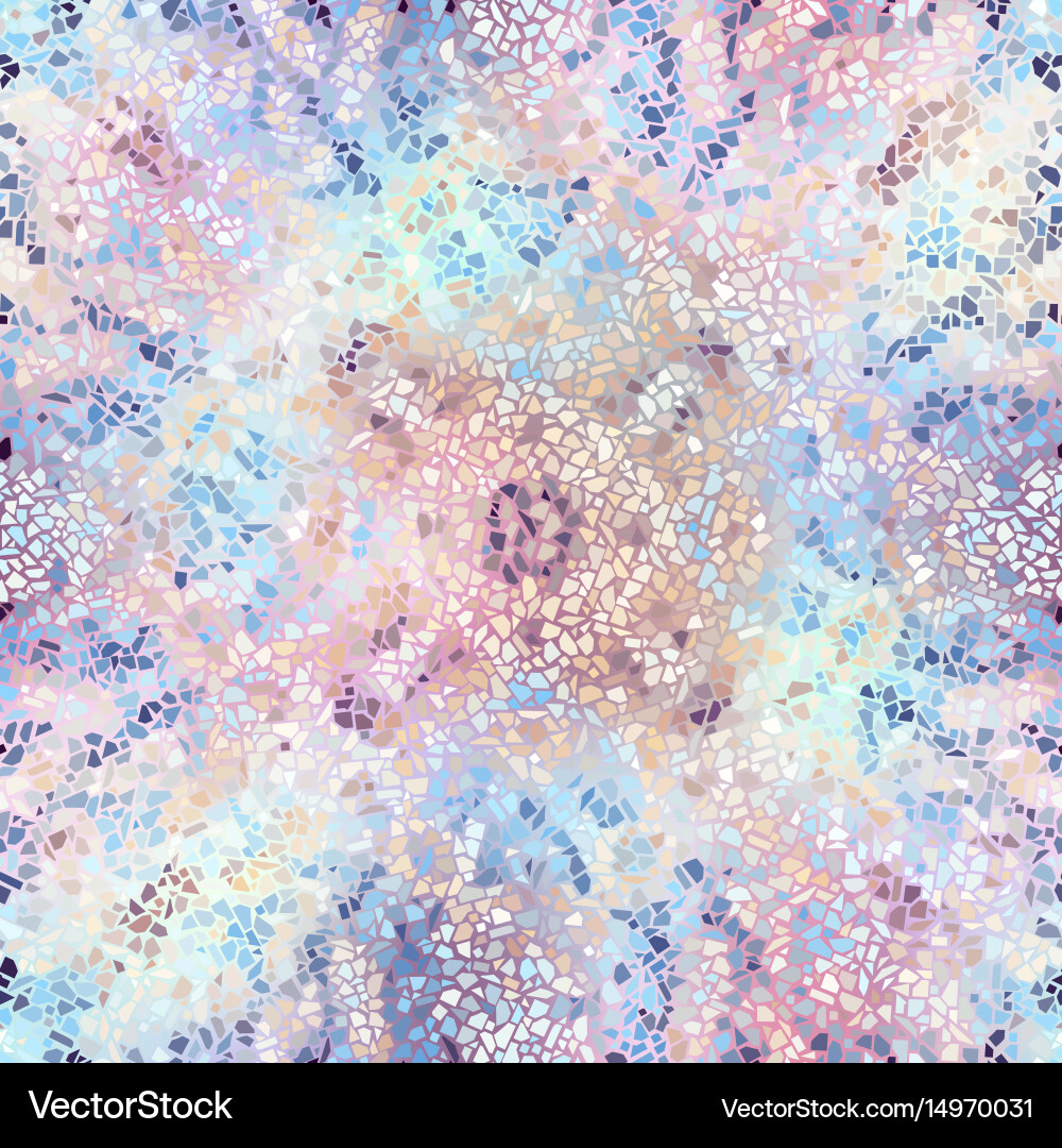 Seamless mosaic pattern vector image