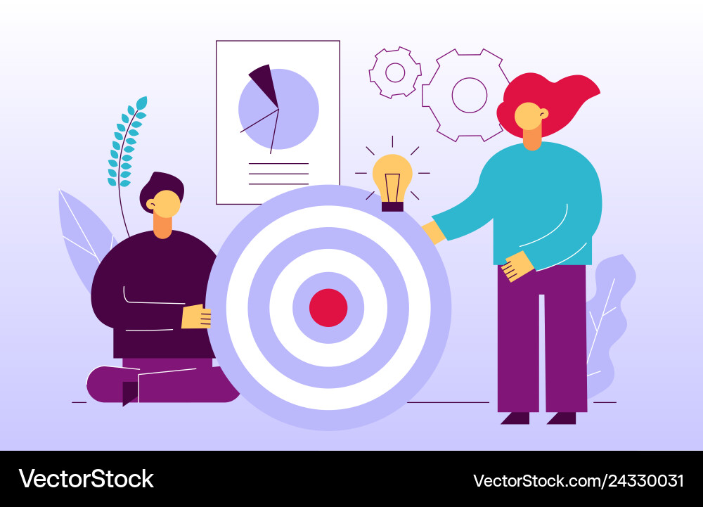 Teamwork und Business Strategie Web-Banner Teamwork und Business Strategie Web-Banner vektorbild