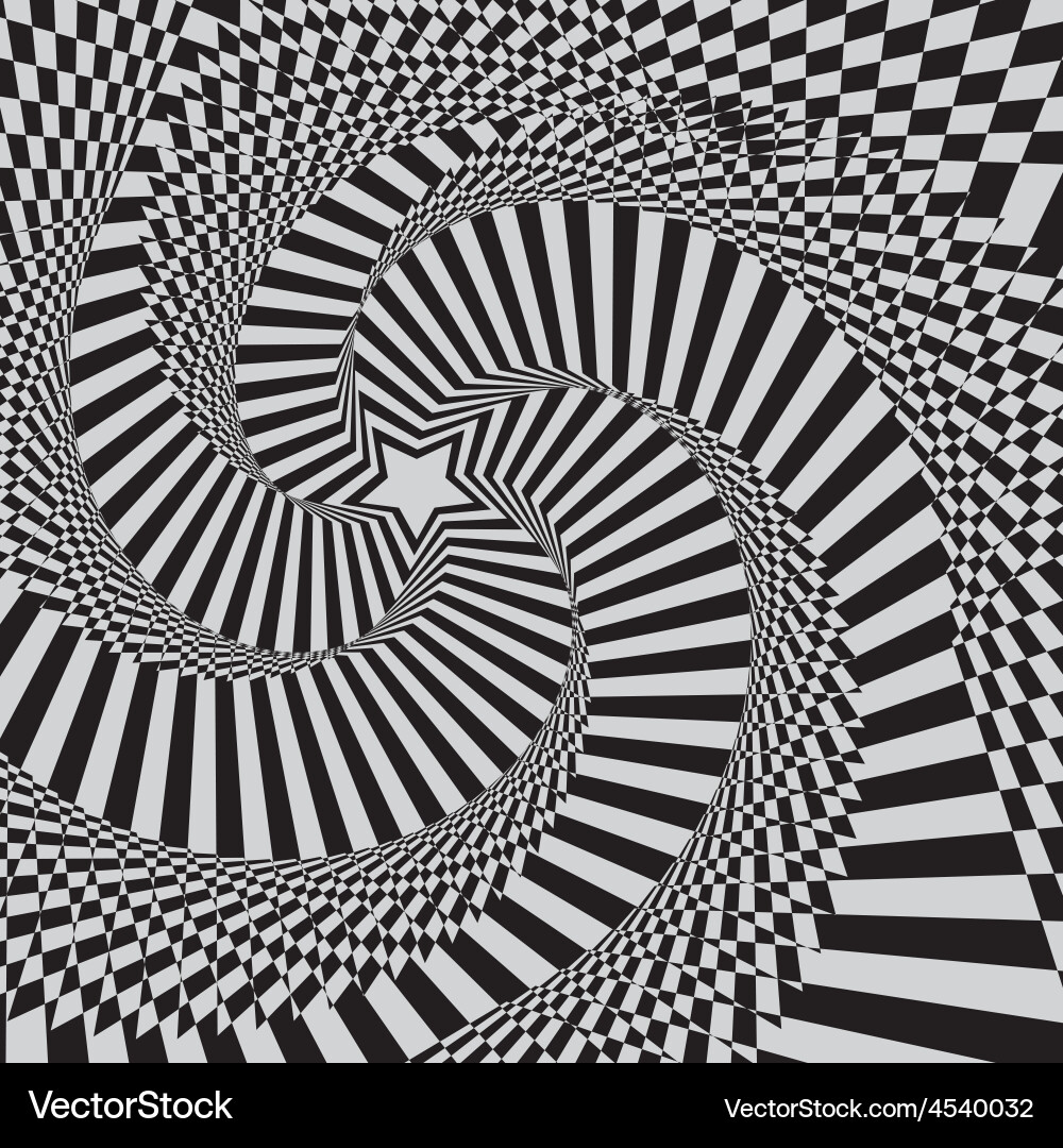 Abstract background with optical effect Vector Image