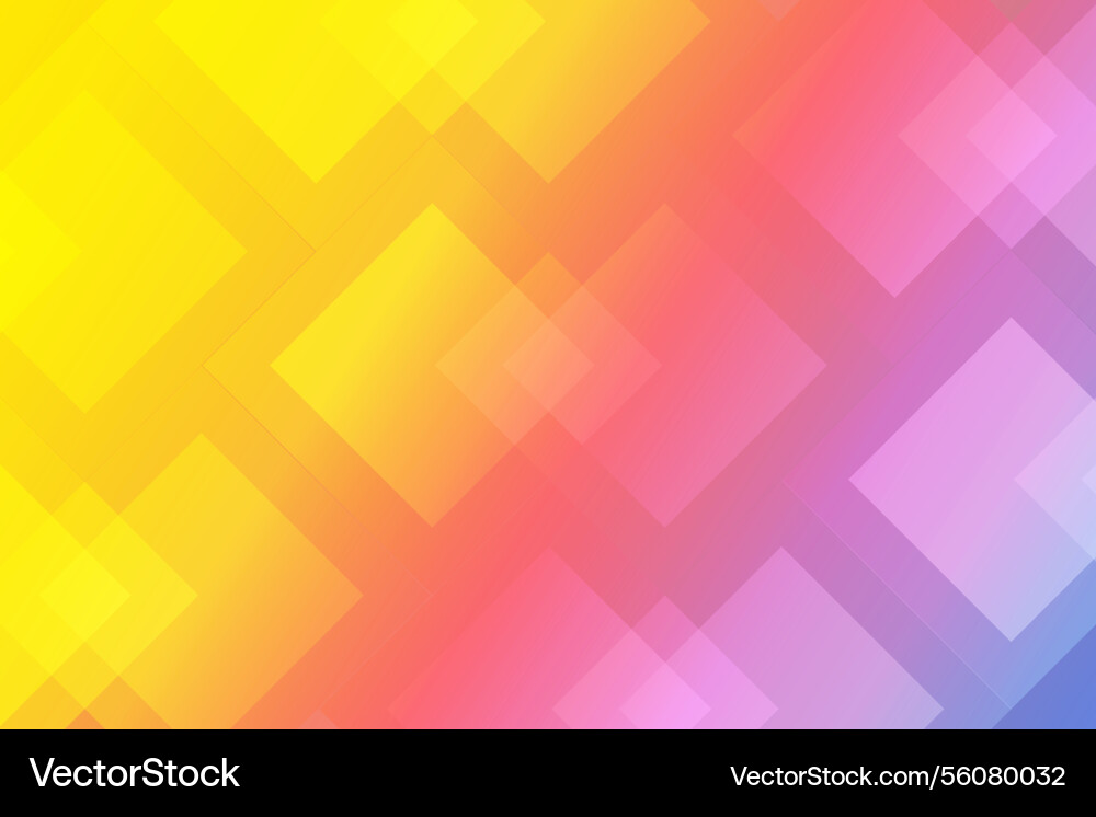 Abstract geometric background rectangle shape vector image