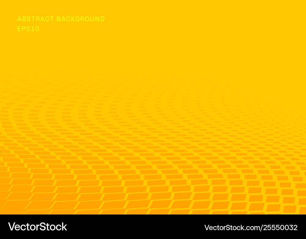 Abstract gradient yellow squares wave pattern Abstract gradient yellow squares wave pattern Vector Image