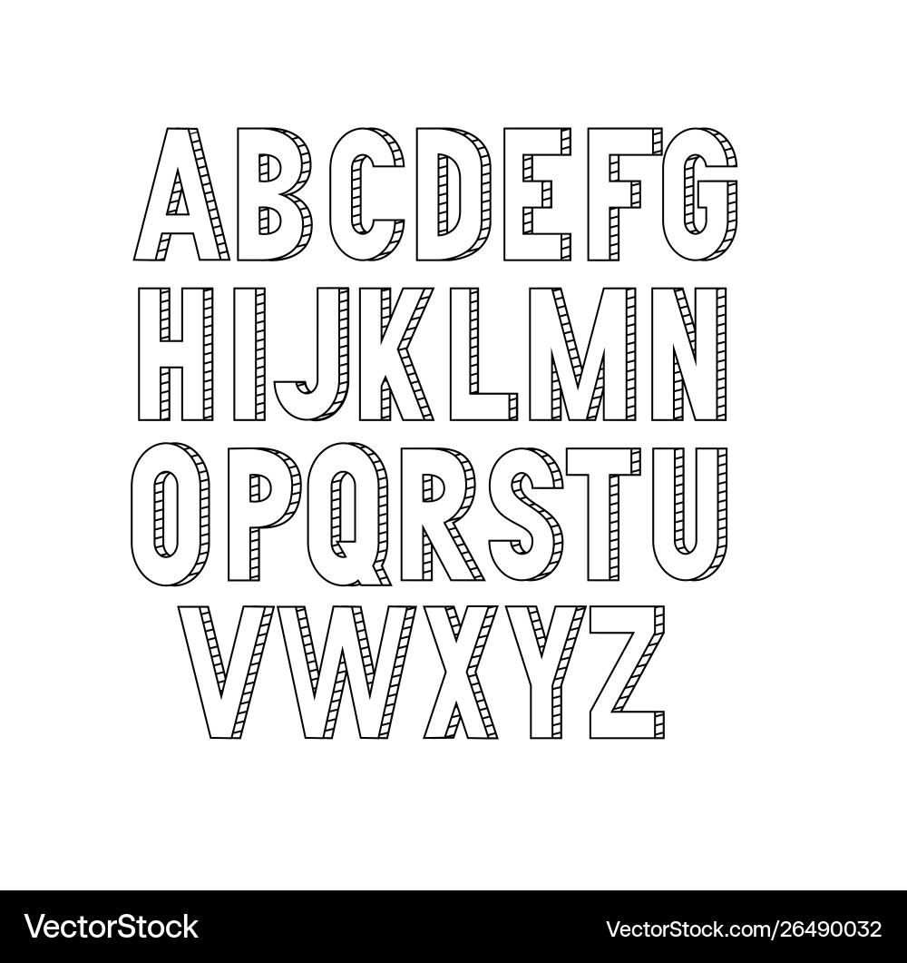 Bold condensed slim thin grotesque font Bold condensed slim thin grotesque font Vector Image
