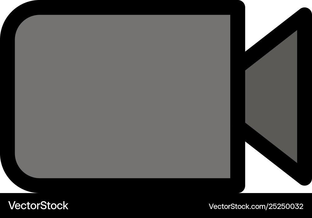 Camera image basic ui flat color icon banner Camera image basic ui flat color icon banner vector image