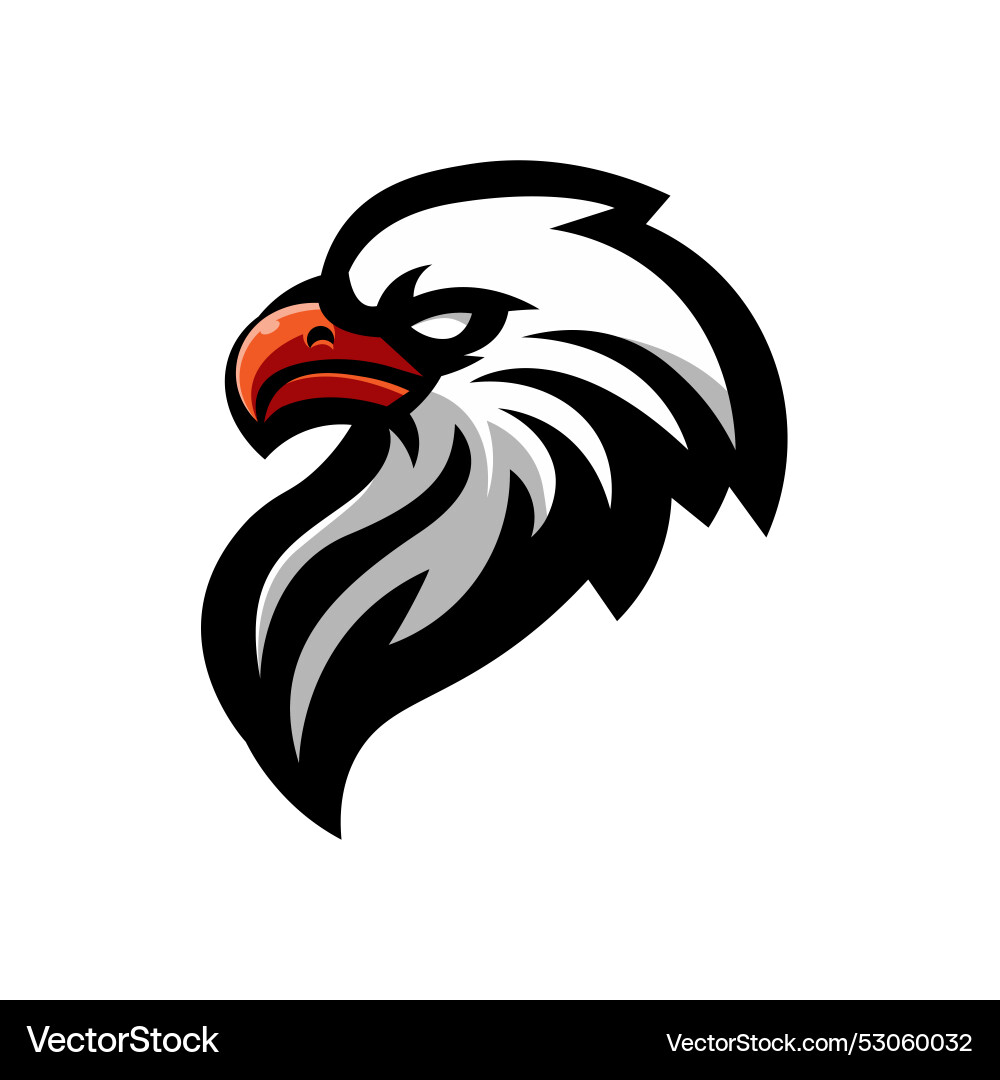 Eagle mascot logo Royalty Free Vector Image - VectorStock