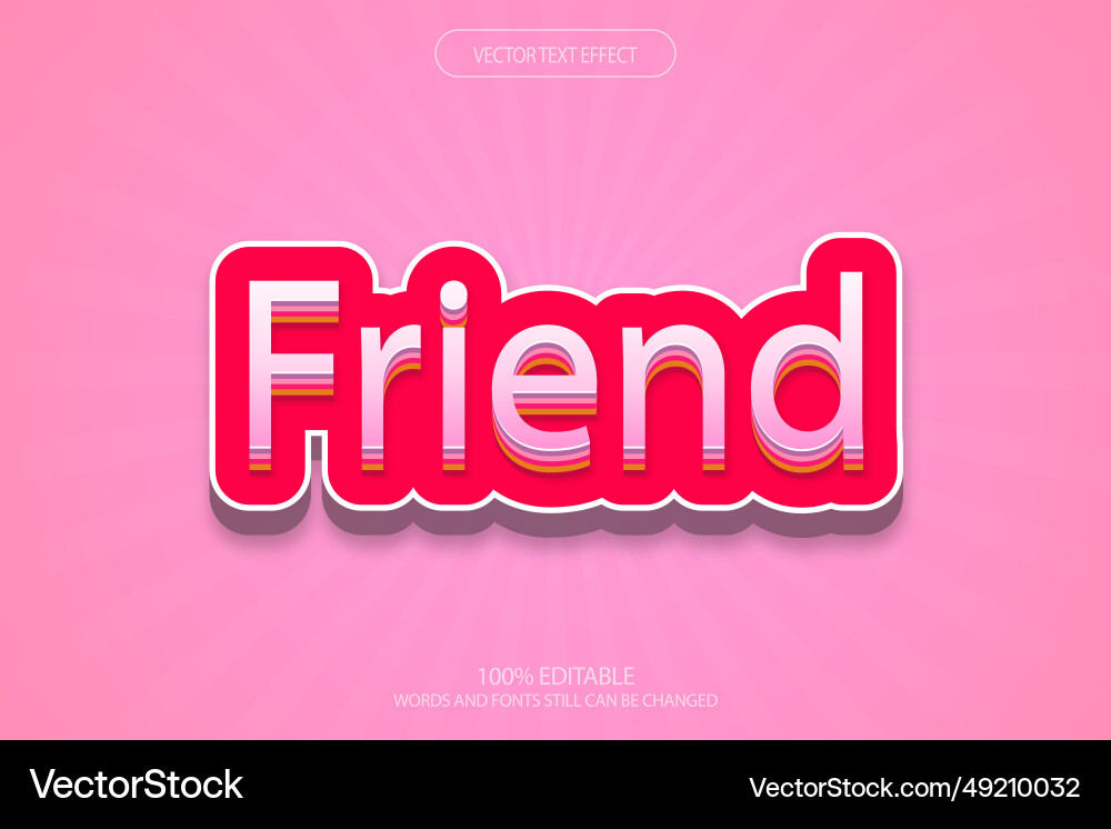 Editable 3d text effect styles Editable 3d text effect styles Vector Image