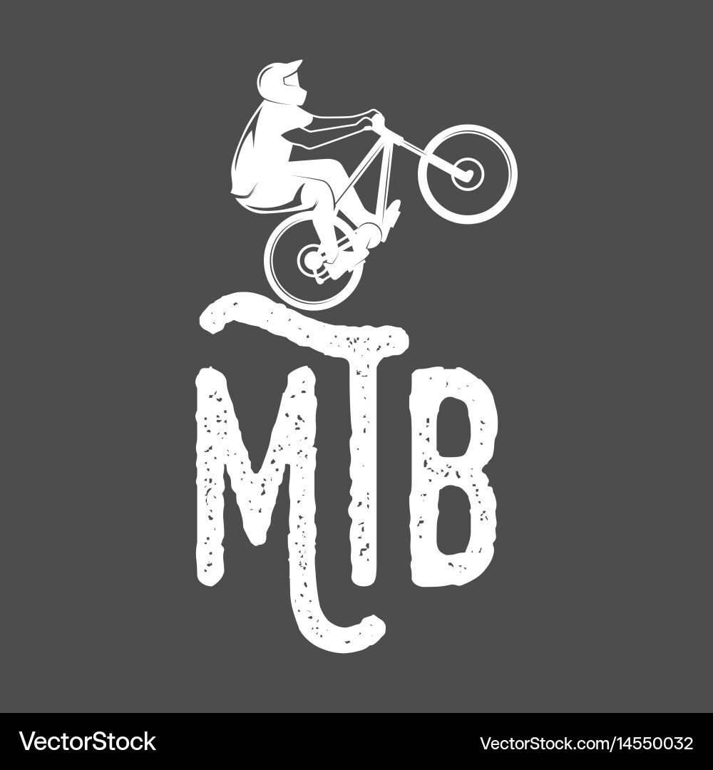 Mountain Bike Badges & Labels Vector Image