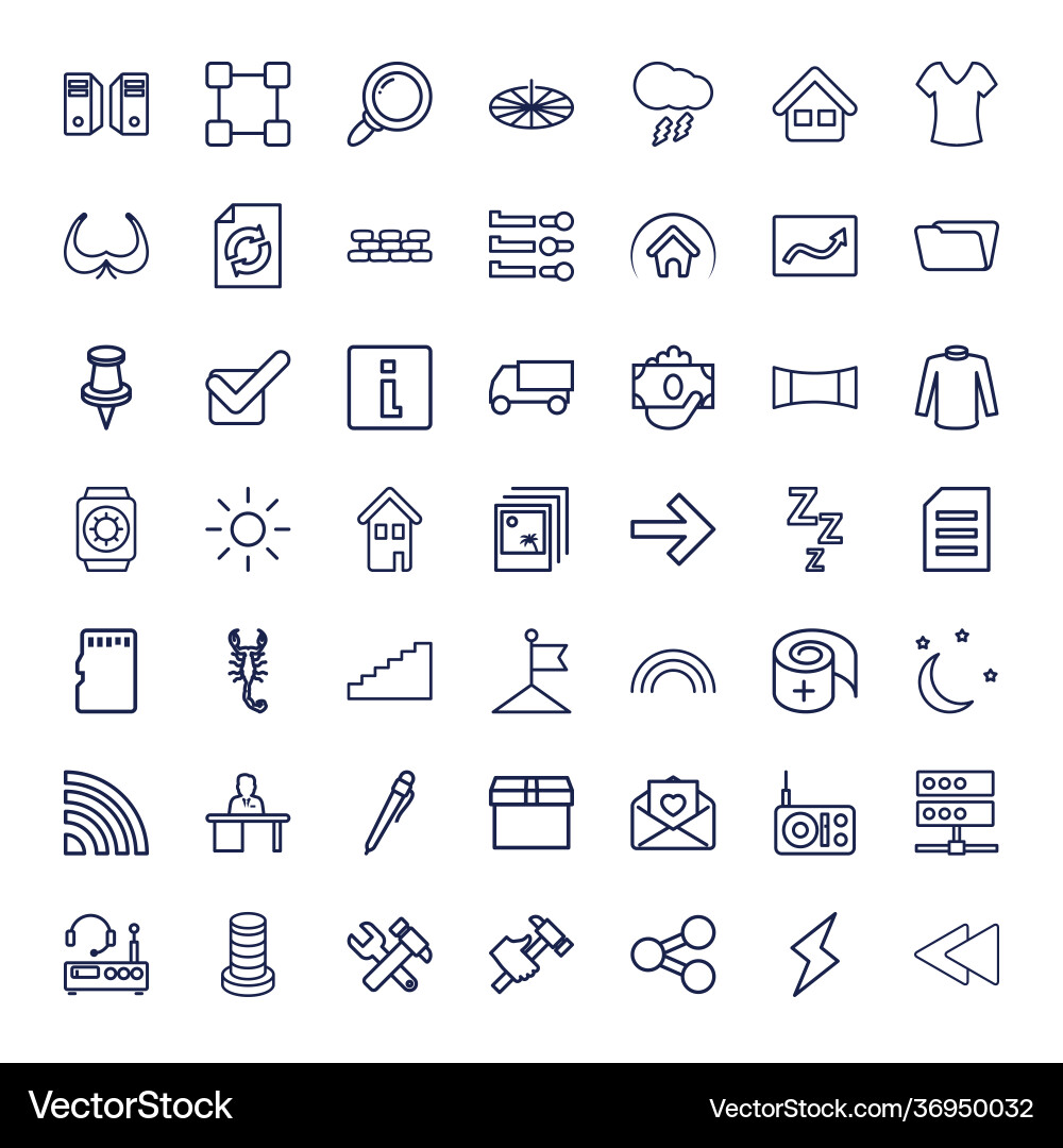 Web icons Vector Image