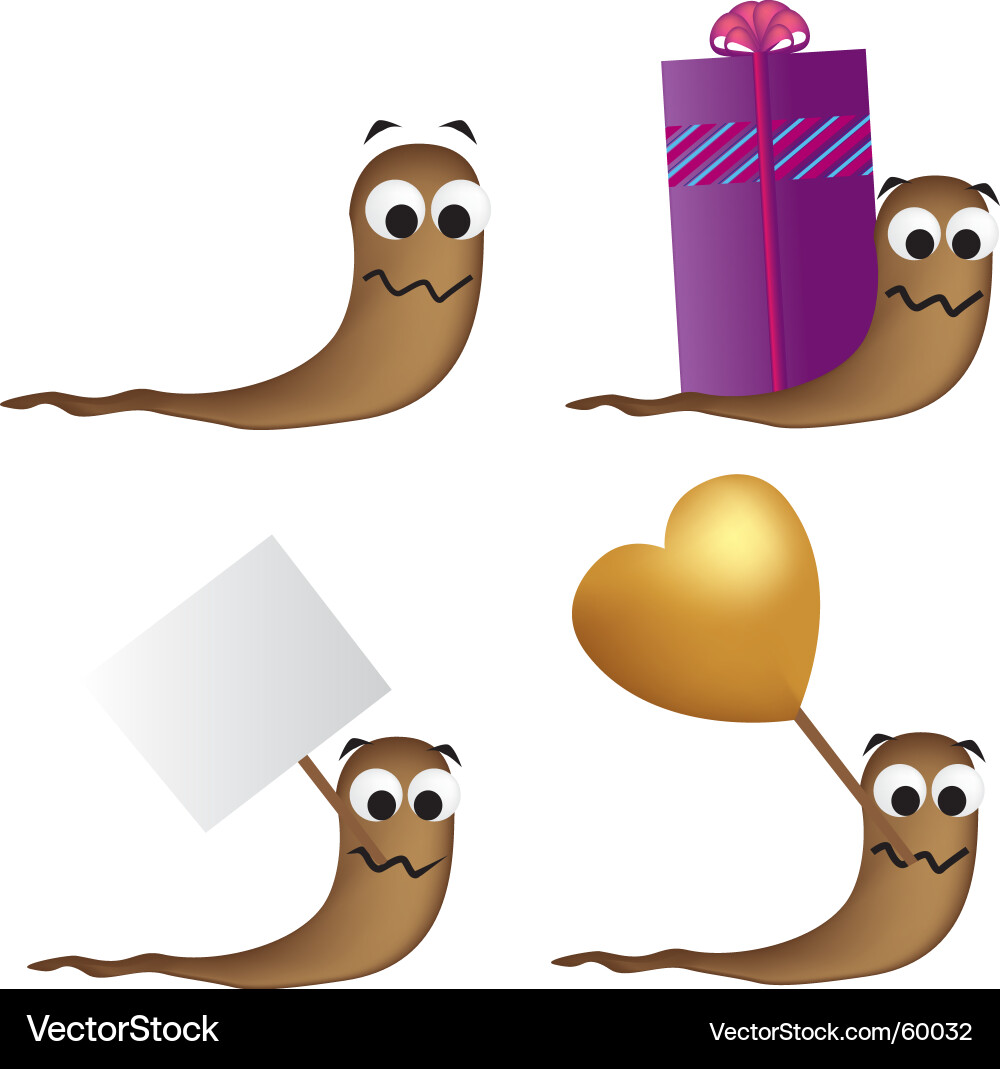 Worm vector image