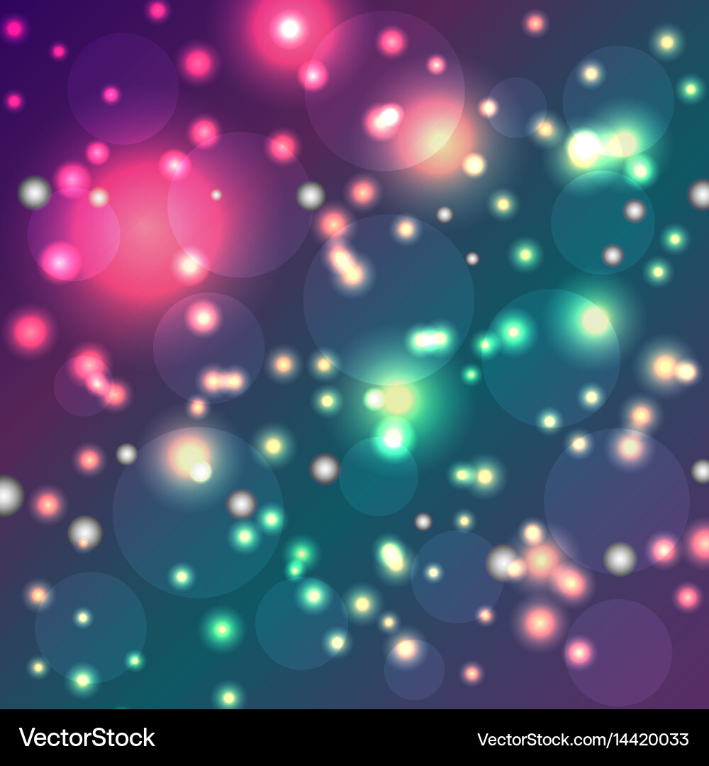 Creative bokeh universal texture abstract colorful vector image