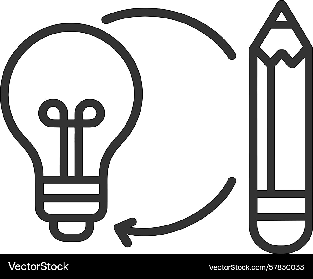 Creative concept showing the transformation from Creative concept showing the transformation from Vector Image