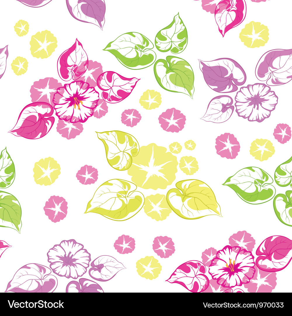 Floral Seamless Background vector image