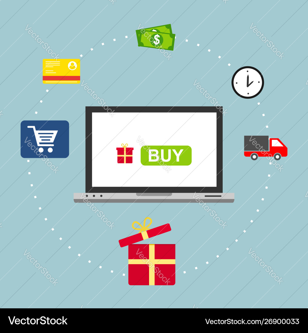 Modern flat design people and business concept Modern flat design people and business concept vector image