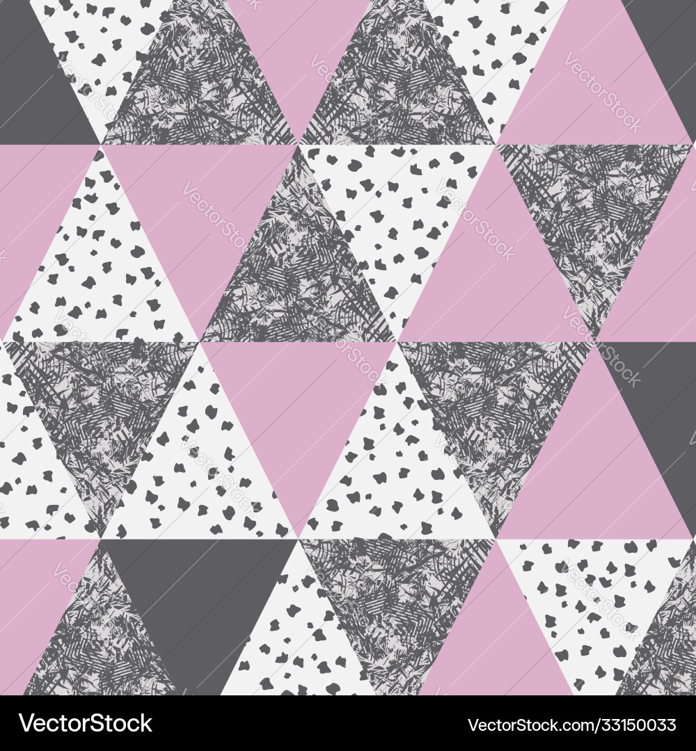 Retro triangles background Retro triangles background vector image