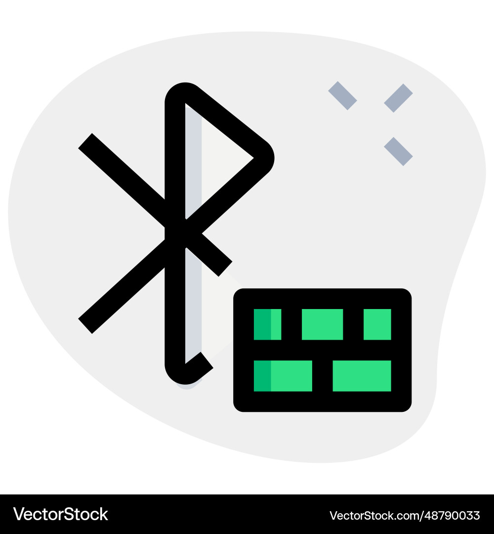 Sicherheitsfunktion aktiviert in Bluetooth-Gerät vektorbild
