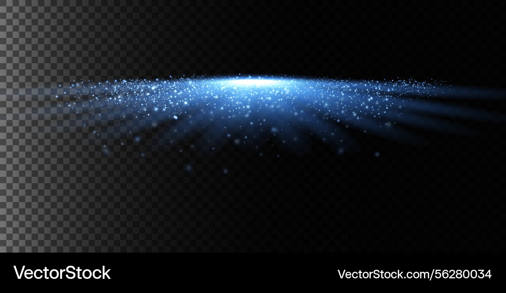 A mesmerizing display of bluish light rays adorned A mesmerizing display of bluish light rays adorned vector image