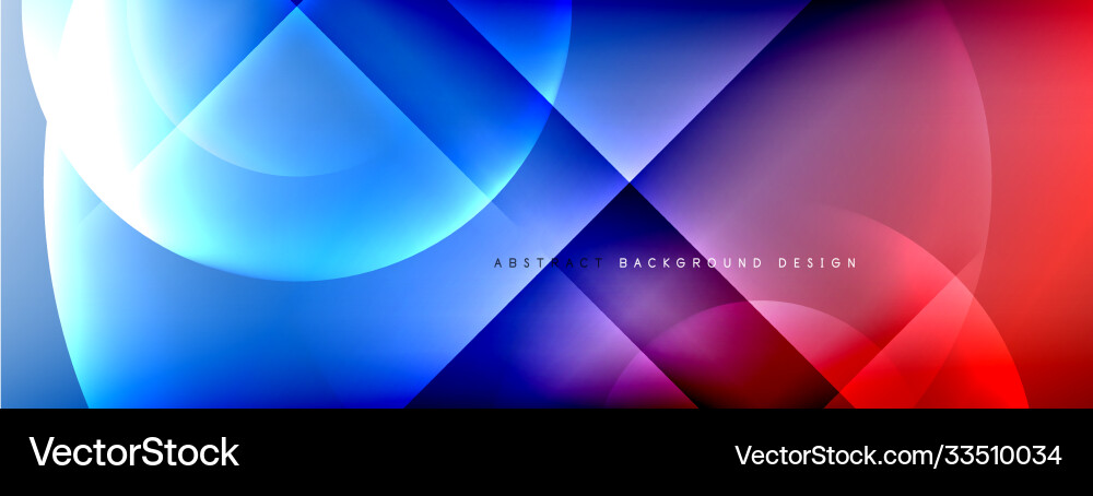 Abstract background - circle and cross Vector Image