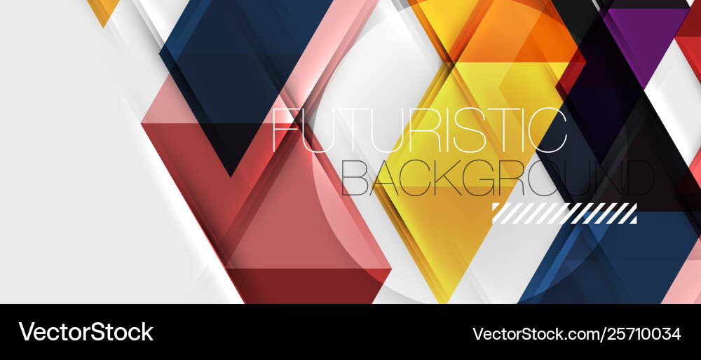 Abstract geometric background modern overlapping Vector Image
