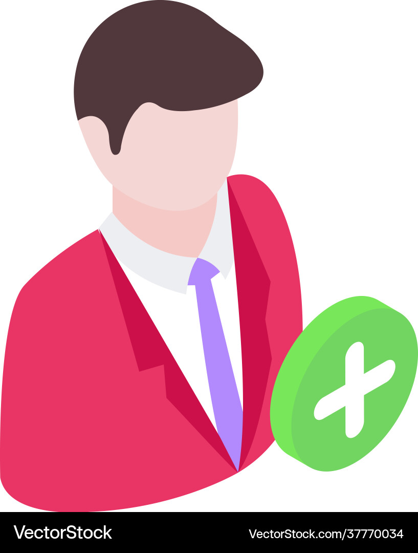 Add user vector image