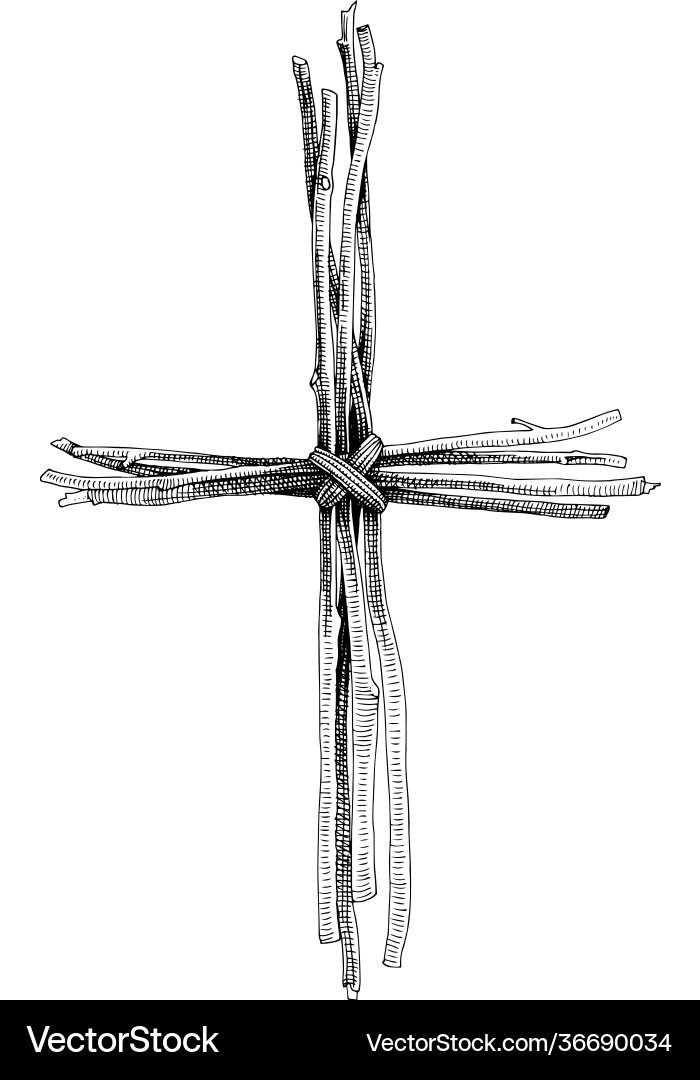 Christian Cross Symbol vector image