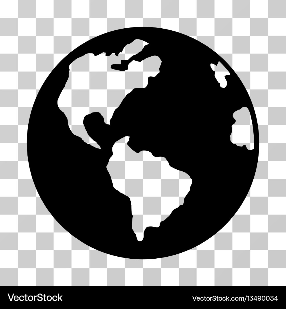 Planet earth icon Royalty Free Vector Image - VectorStock