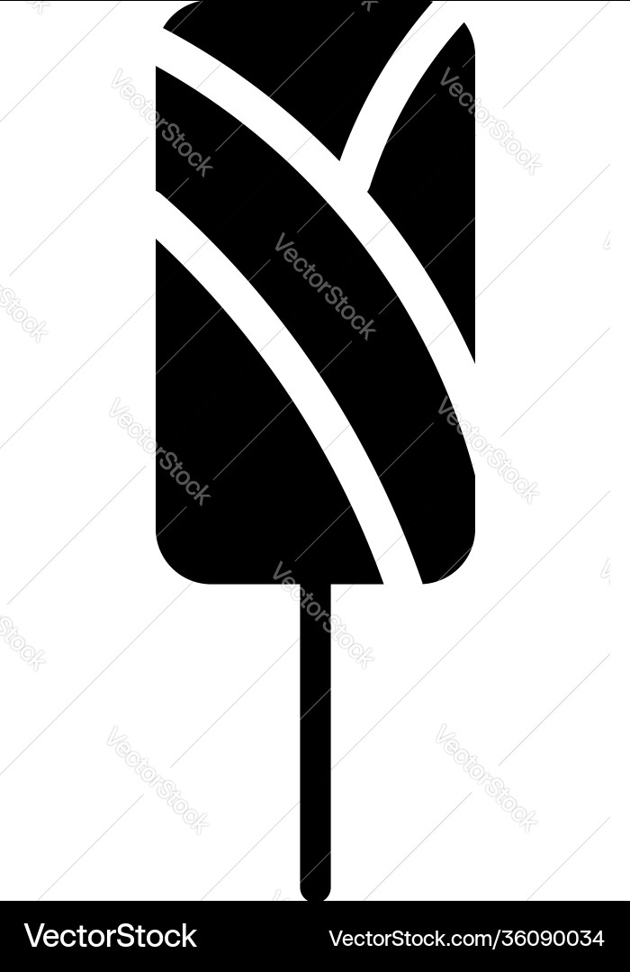 Tree shaped like a rectangle on white background Vector Image