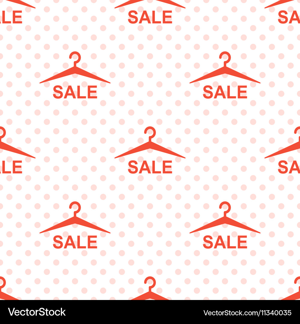 Abstract hanger seamless pattern or background vector image