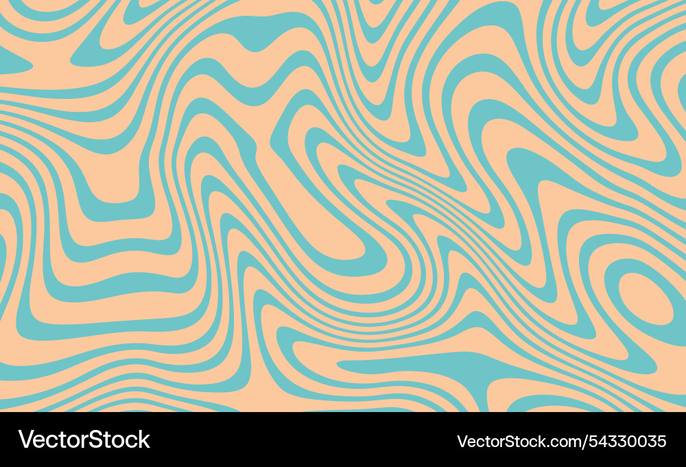 Abstract horizontal background with colorful waves Vector Image