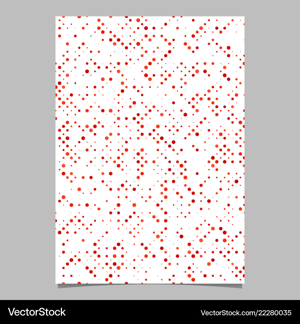 Abstract repeating circle pattern brochure vector image