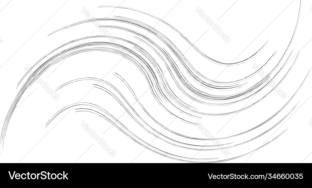 Curve rotated volute helix shape spiral swirl Curve rotated volute helix shape spiral swirl vector image
