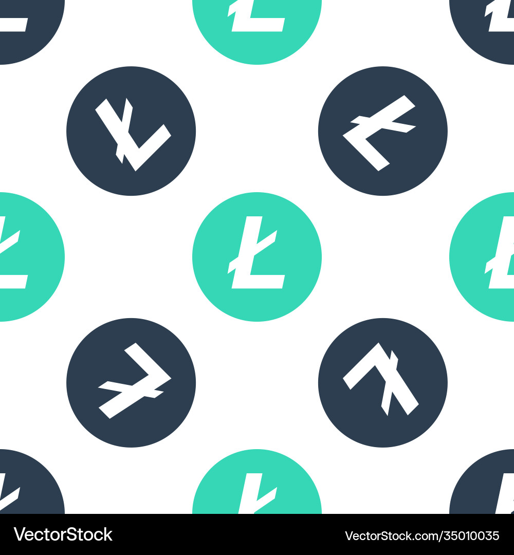 Green cryptocurrency coin litecoin ltc icon – Royalty-Free Vector |  VectorStock
