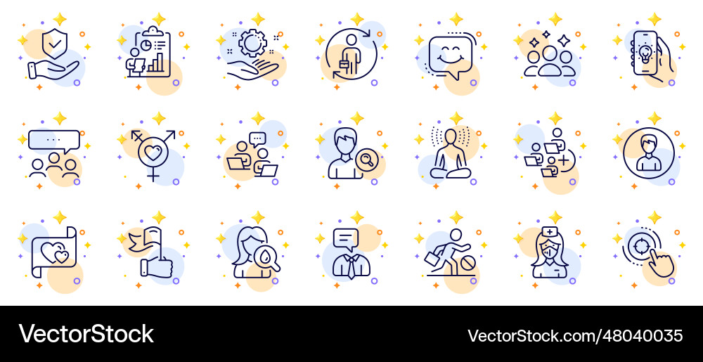 Outline Set von Versicherungs-Hand-Support-Service Outline Set von Versicherungs-Hand-Support-Service vektorbild