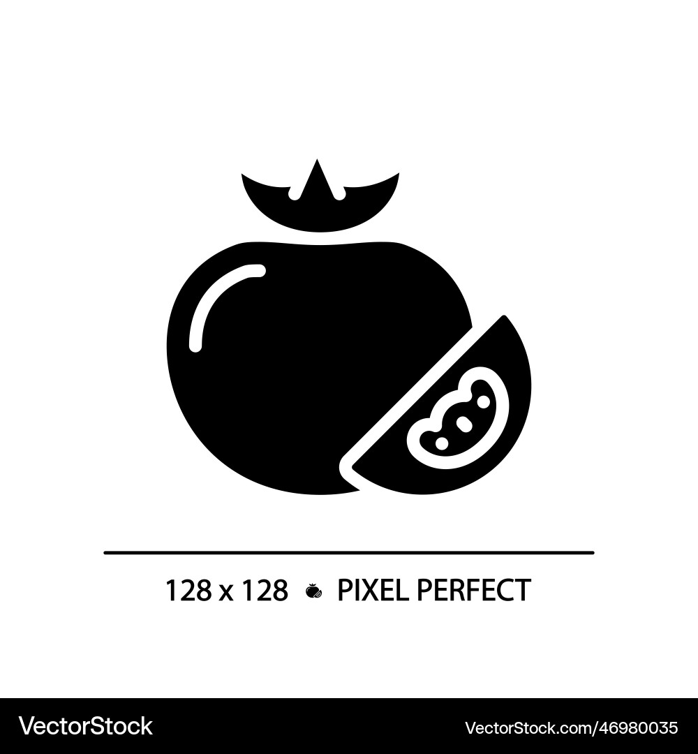 Vegetables Pixel perfekte schwarze Glyph-Symbol Vegetables Pixel perfekte schwarze Glyph-Symbol vektorbild