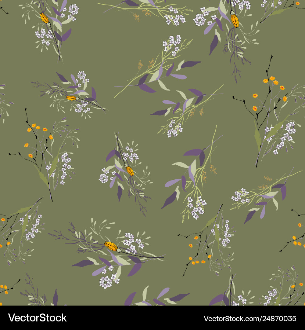 Vintage background wallpaper blooming realistic Vintage background wallpaper blooming realistic vector image