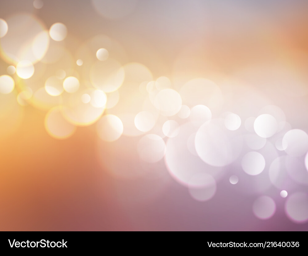 Bokeh color background Bokeh color background vector image
