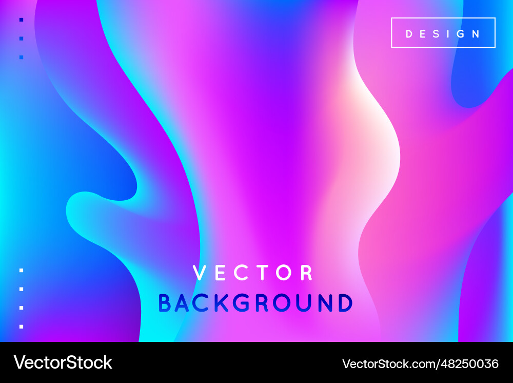 Design template and in trendy bright gradient Design template and in trendy bright gradient vector image