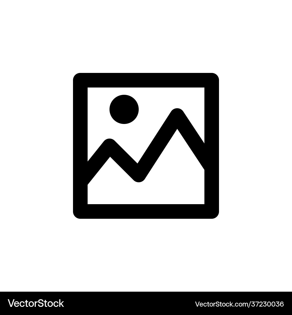 Image picture simple web or mobile interface Vector Image