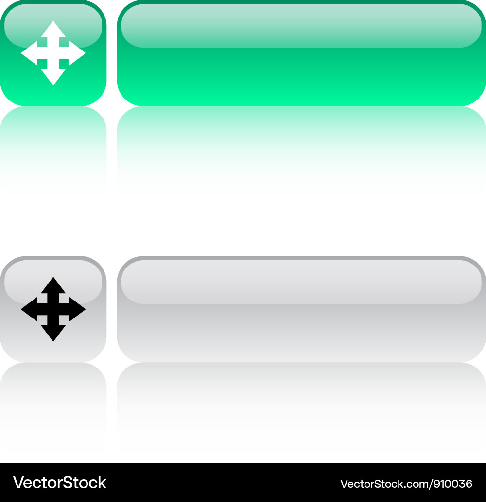Map square button Vector Image