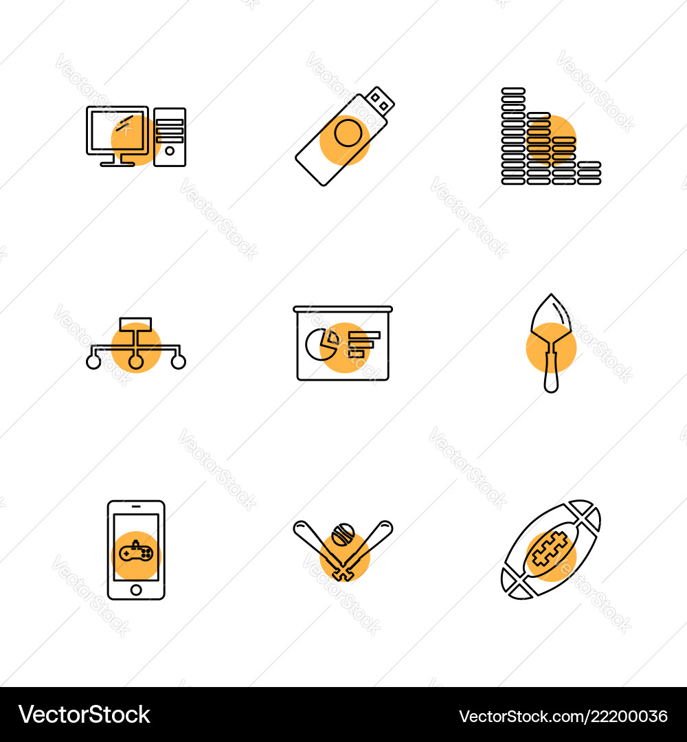 Wifi internet connectivity pie chart network vector image