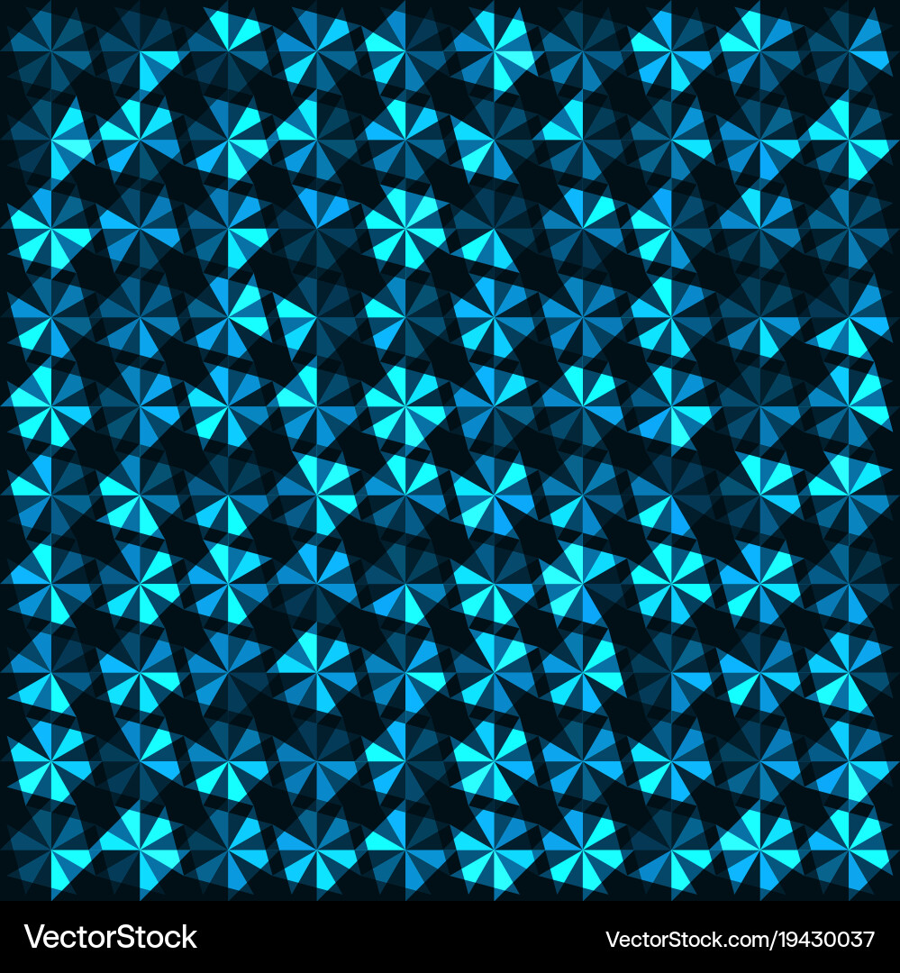 Abstract background of triangles vector image