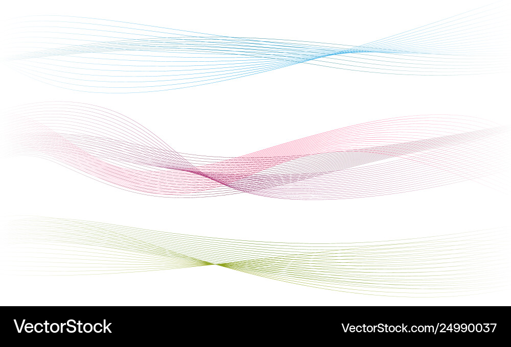 Abstract colorful wave element for design Abstract colorful wave element for design vector image