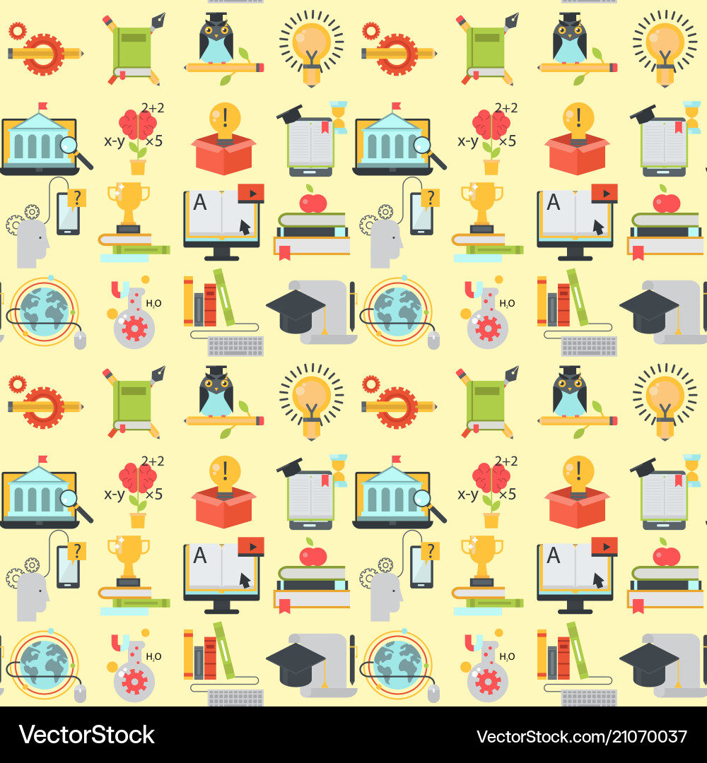 Distant Learning Pattern Vector Image
