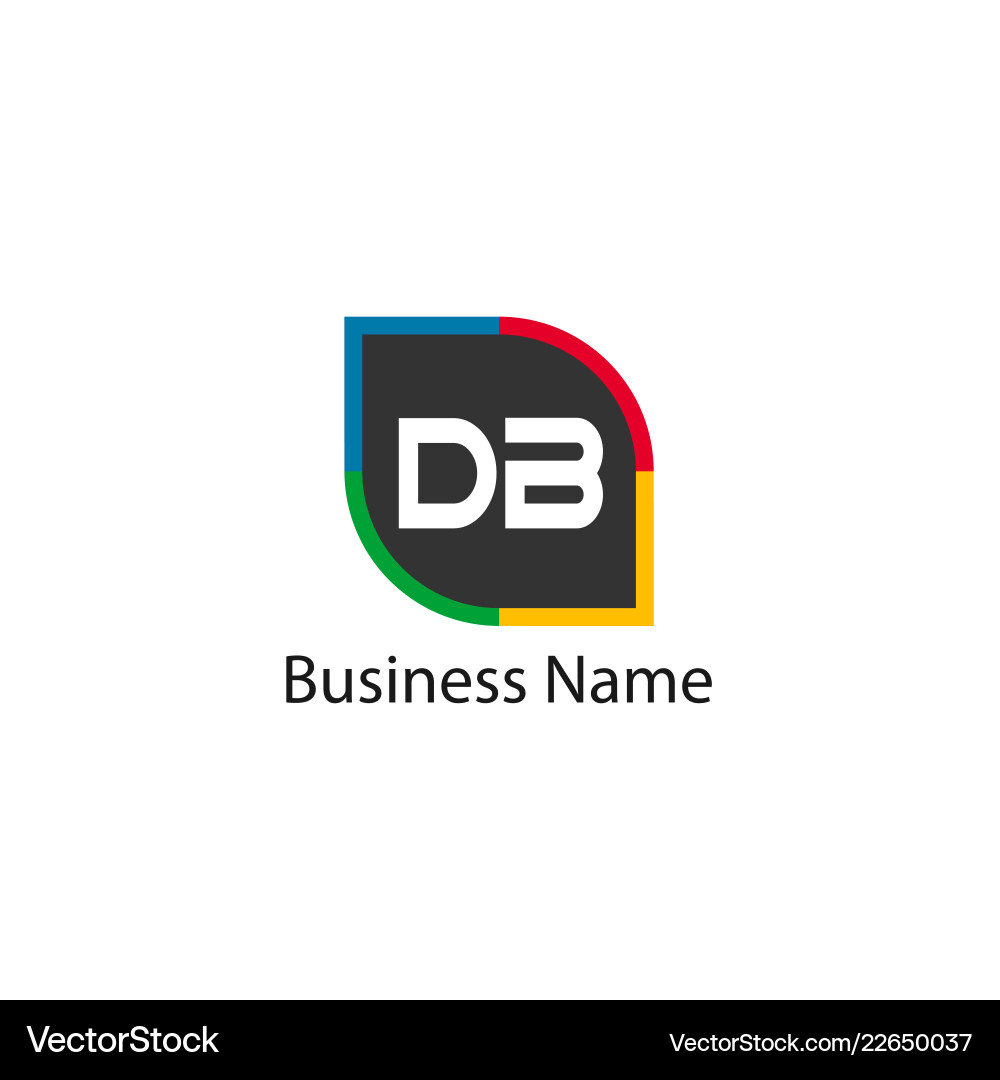 Original Buchstaben db Logo Vorlage Design Original Buchstaben db Logo Vorlage Design vektorbild