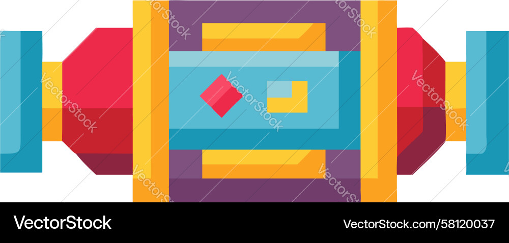 Quantum Data Network Vector Image