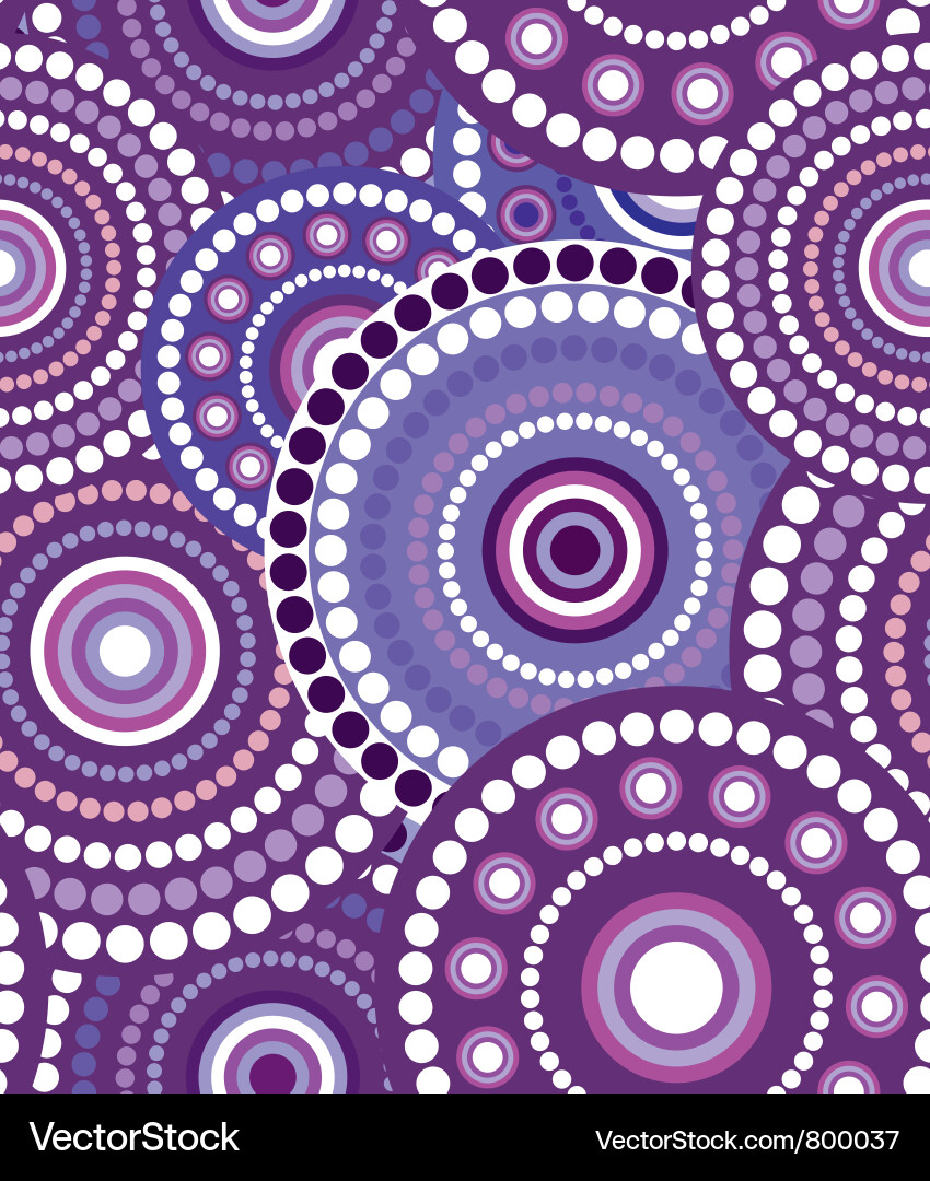 Retro Violet Circle Pattern vector image