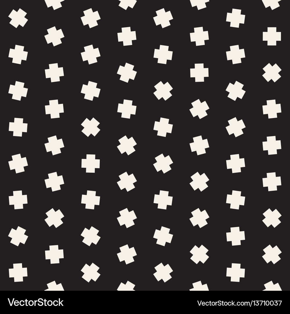 Scattered Geometric Shapes Pattern Vector Image
