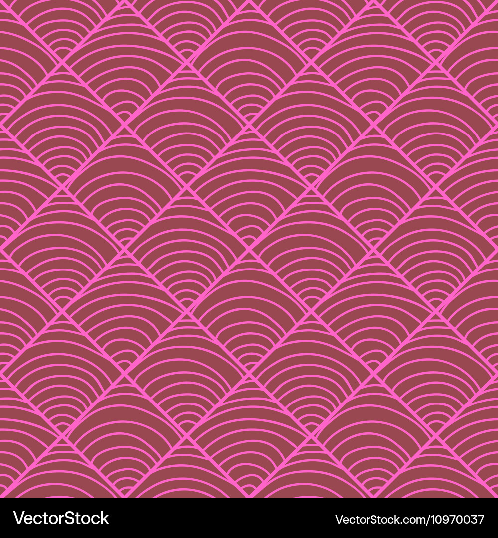 Seamless pattern with a semicircle Vector Image
